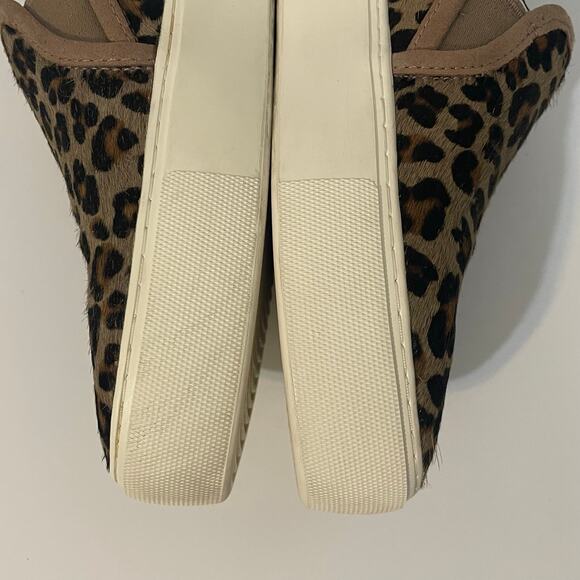UGG Jass Platform Sneakers Leopard Cheetah Print Slip On Shoes Women's Size 7 - Picture 12 of 15